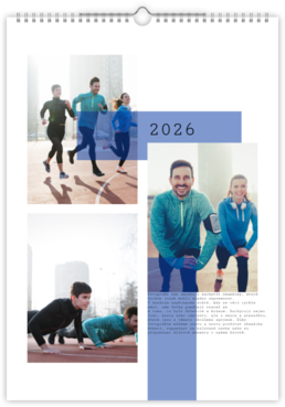 Fotokalendář exklusiv na výšku - Kompozice