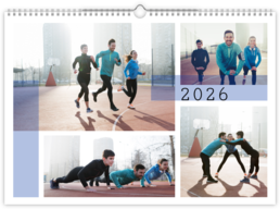 Fotokalendář exklusiv na šířku - Kompozice