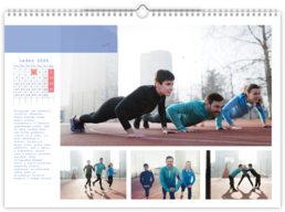 Fotokalendář exklusiv na šířku - Kompozice