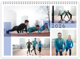 Nástenný plánovací fotokalendar - Kompozícia