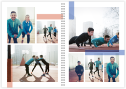 Vychytaná fotokniha - Krúžková - Kompozícia