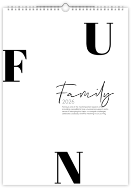 Fotokalendář exklusiv na výšku - Headline