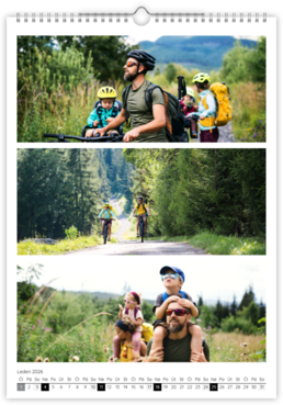 Fotokalendář exklusiv na výšku - Headline
