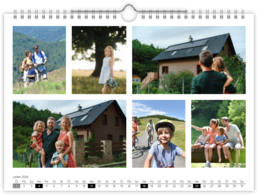 Fotokalendár nástenný mesačný na šírku - Headline