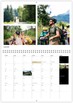 Nástenný plánovací fotokalendar - Headline