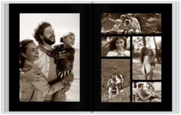 Fotokniha s pevnou väzbou - originálny darček! - Minimalist Dark