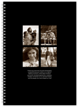 Vychytaná fotokniha - Krúžková - Minimalist Dark