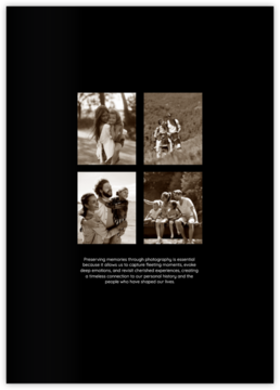 Fotozošit z vlastných fotiek| Tlačiarik.sk - Minimalist Dark