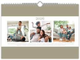 Fotokalendár nástenný mesačný na šírku - Náš rok