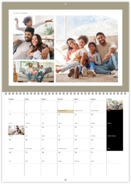 Nástenný plánovací fotokalendar - Náš rok 