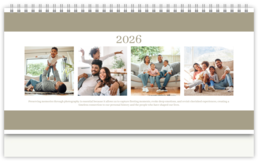 Stolní fotokalendář s vlastními jmény - Náš rok