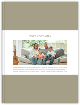 Fotokniha s pevnou väzbou - originálny darček! - Náš rok