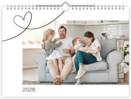 Fotokalendár nástenný mesačný na šírku - Najlepšie chvíle