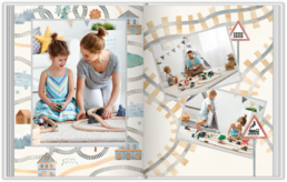 Fotokniha s pevnou väzbou - originálny darček! - Vláčiky