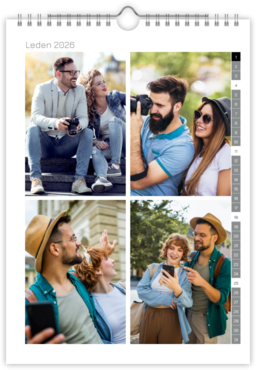 Fotokalendář nástěnný na výšku - Okraje