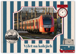 Fotokniha na šírku s pevnou väzbou a kvalitným papierom - Vlaky