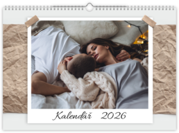 Fotokalendář exklusiv na šířku - Zmačkaný papír