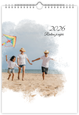 Fotokalendar nástenný mesačný na výšku z fotiek - Nádych