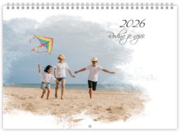 Nástenný plánovací fotokalendar - Nádych 