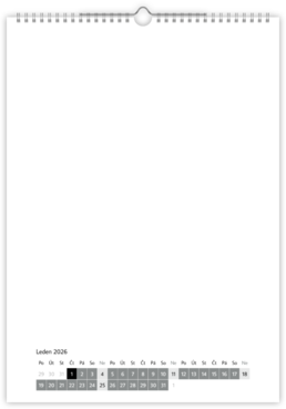 Fotokalendář exklusiv na výšku - Nádech