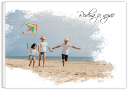 Fotokniha na šírku s pevnou väzbou a kvalitným papierom - Nádych