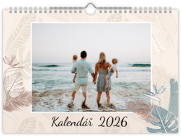 Fotokalendár nástenný mesačný na šírku - Flora