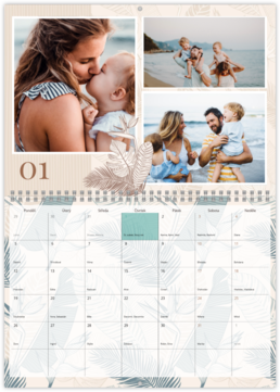 Nástenný plánovací fotokalendar - Flora