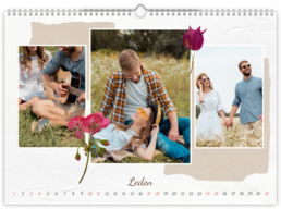 Fotokalendář exklusiv na šířku - Dry flowers