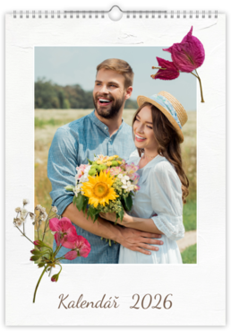 Fotokalendář exklusiv na výšku - Dry flowers