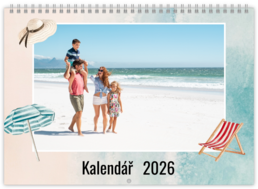 Nástenný plánovací fotokalendar - Beach