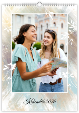 Fotokalendář exklusiv na výšku - Barevná textura