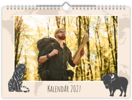 Fotokalendár nástenný mesačný na šírku - Cestopis