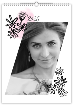 Fotokalendář exklusiv na výšku - Ležérní květiny