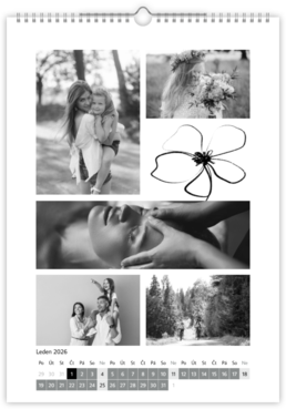 Fotokalendář exklusiv na výšku - Ležérní květiny