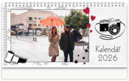 Stolní fotokalendář s vlastními jmény - Photographer 