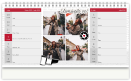 Stolní fotokalendář s vlastními jmény - Photographer 