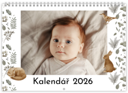 Nástenný plánovací fotokalendar - Babies dream