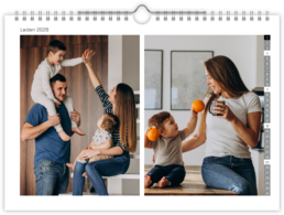 Fotokalendár nástenný mesačný na šírku - Nástenka 