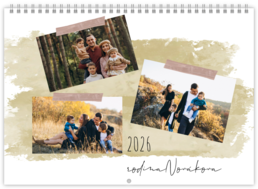 Nástenný plánovací fotokalendar - Nástenka