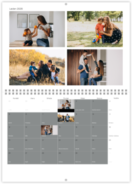 Nástenný plánovací fotokalendar - Nástenka