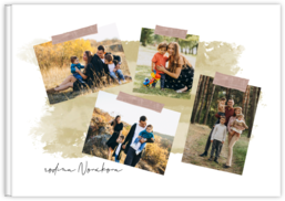 Fotokniha na šírku s pevnou väzbou a kvalitným papierom - Nástenka