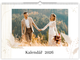 Fotokalendář exklusiv na šířku - Soft weding