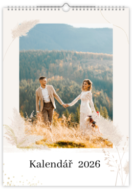 Fotokalendář exklusiv na výšku - Soft weding