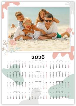 ročný fotokalendár ako plagát - Plants Ornament 