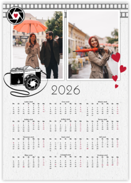 ročný fotokalendár ako plagát - Photographer 