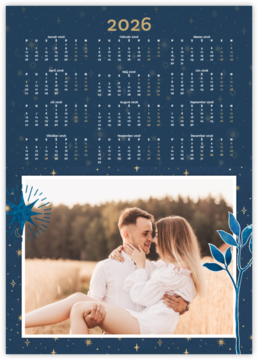 ročný fotokalendár ako plagát - Magic Moon 