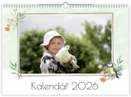 Fotokalendář exklusiv na šířku - Ptáčci