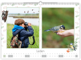 Fotokalendář exklusiv na šířku - Ptáčci