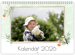 Nástenný plánovací fotokalendar - Vtáčiky