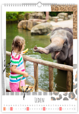Fotokalendář exklusiv na výšku - Zoo